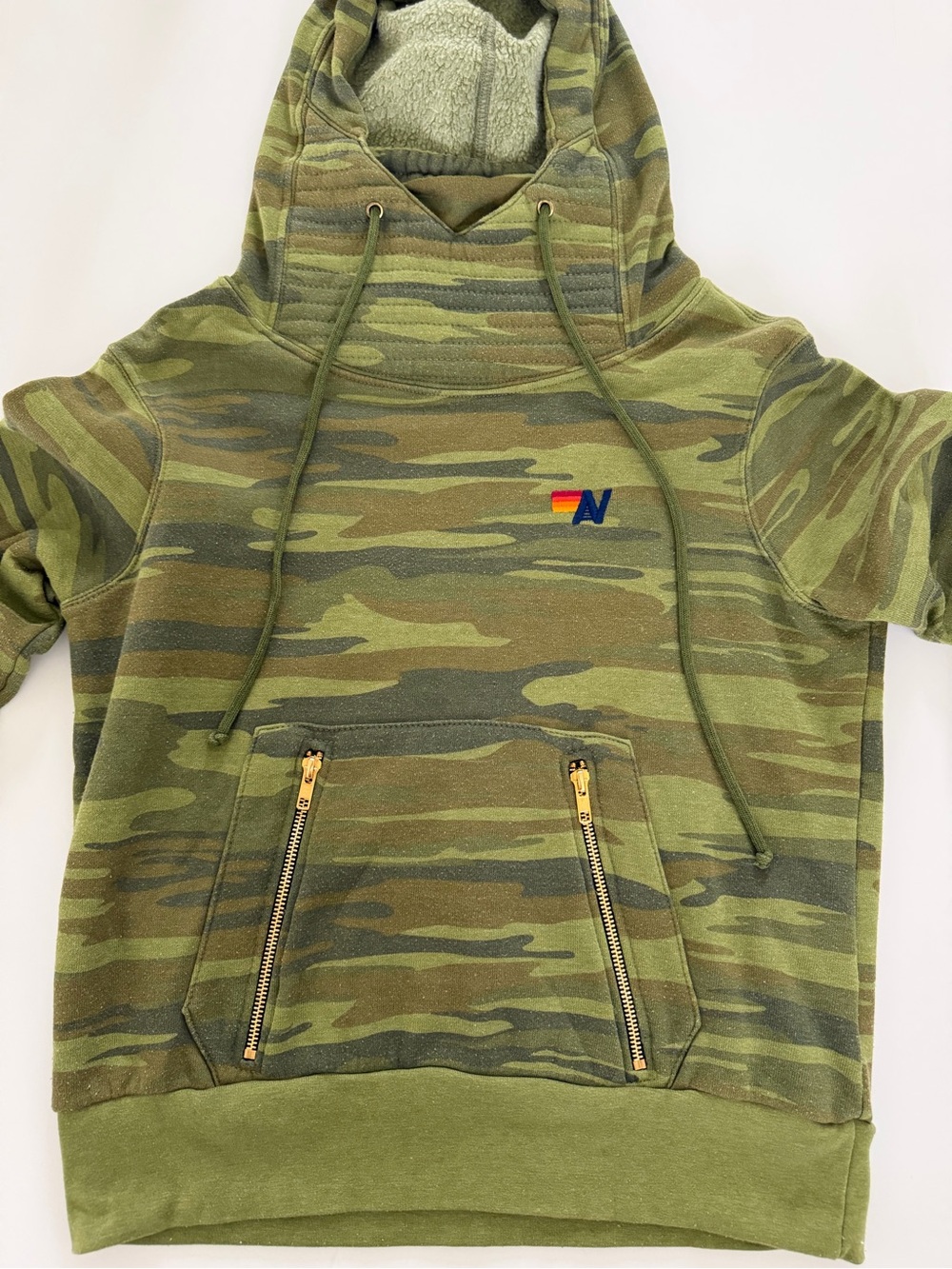 Aviator Nation Green Camo Hoodie